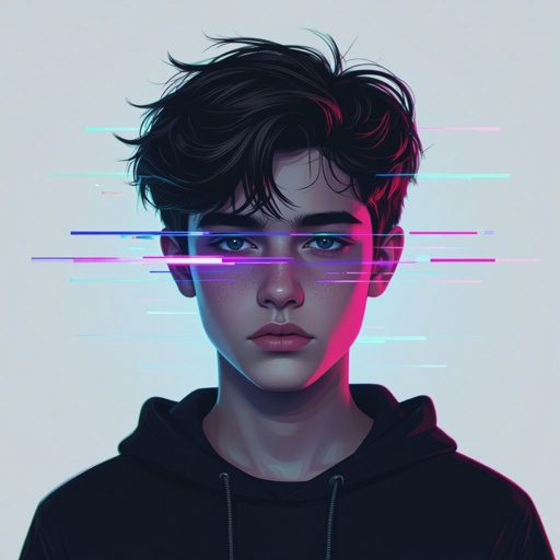 Telekinetic and dark manipulation powers boy teenager 17 years old dark with bad past and mysterious and quite
