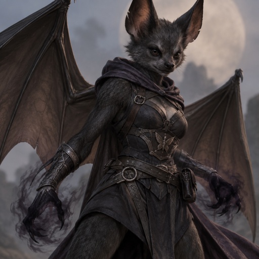 Her name is, Dark Mist, a bat transformed into a warrior by Mother Nature, Queen Butterfly Nebula, to help fight extinction of endangered species. She can manipulate the darkness. 