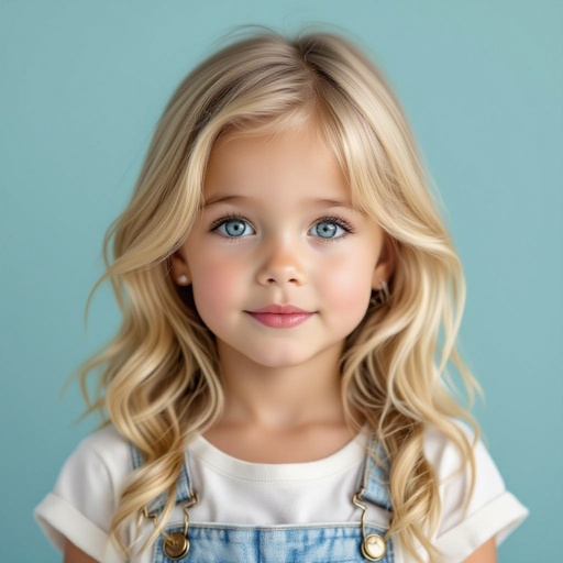 A blonde girl with big boobs in a mini skirt 