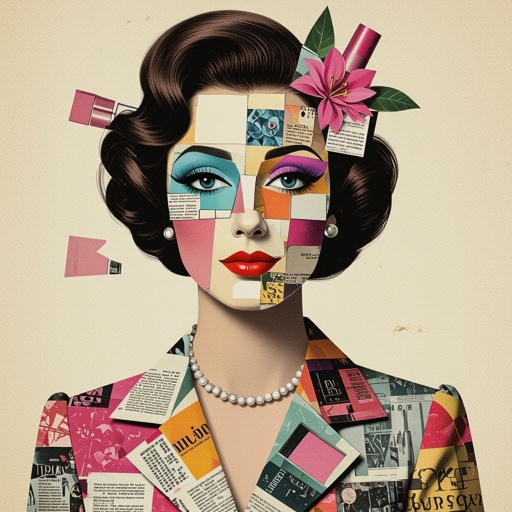 Create a character showing there whole body head to toe, a lady who loves beauty products