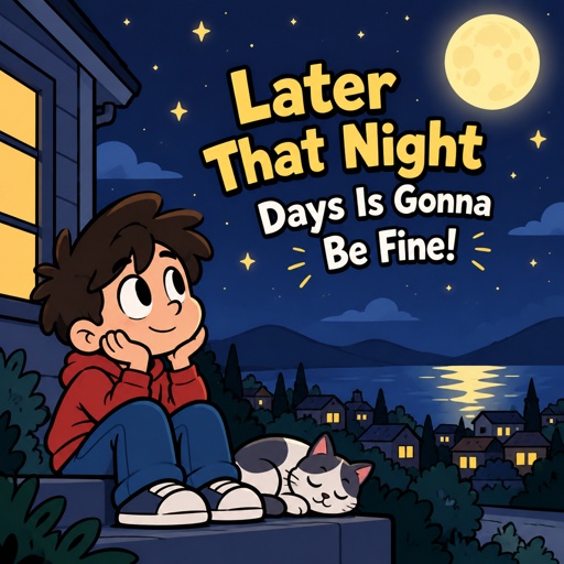 Later That Night Days Is Gonna Be Fine!