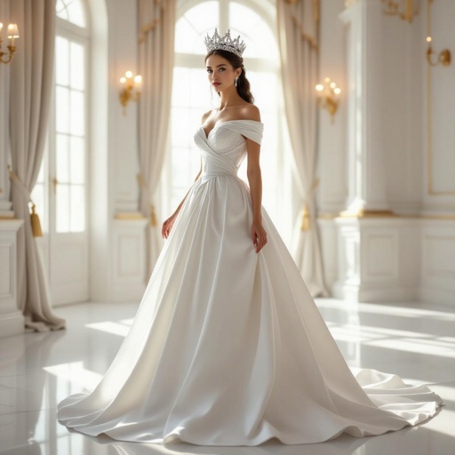 A white queen