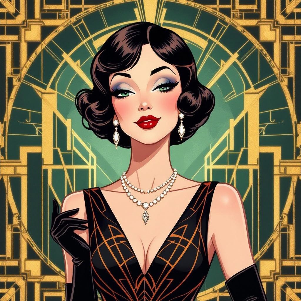 Create a character lady who has attitude but is funny looking and loves lipgloss 