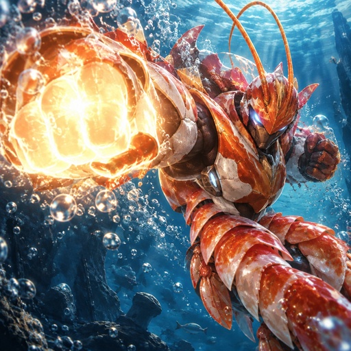 a computer generated image of a giant squid