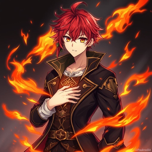 Diluc from Genshin Impact
