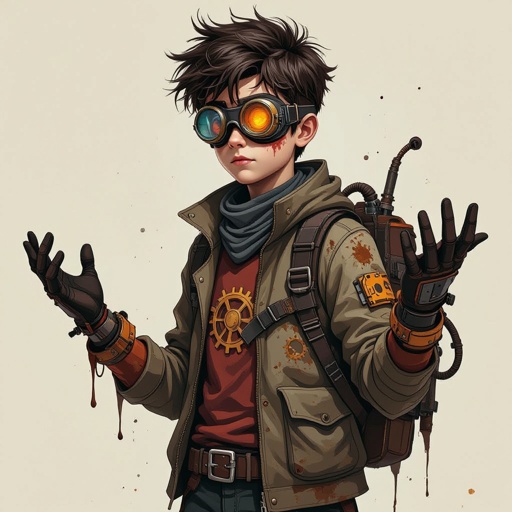 Telekinetic and dark manipulation powers boy teenager 17 years old dark with bad past and mysterious and quite