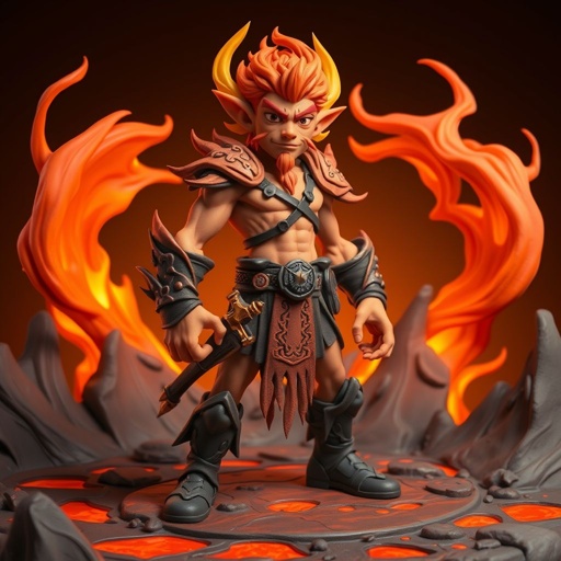 Create a character: battle hero Rhen the Fire-Singer – A lean, muscular man. Show him head to toe including his shoes.