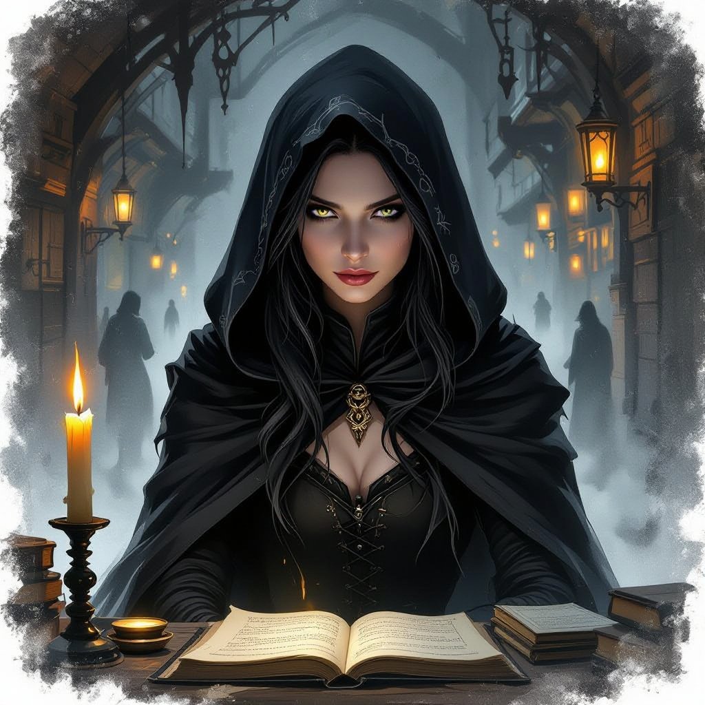Delaney Blackwood who is a fate broker female mysterious 
