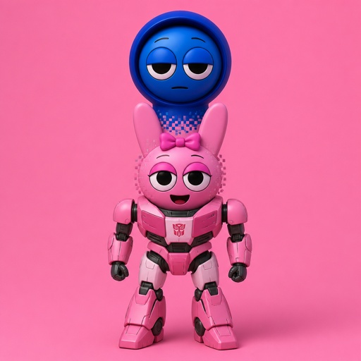 Pinki from Sprunki as Elita One merging with Jevin from Sprunki starting with her legs 
