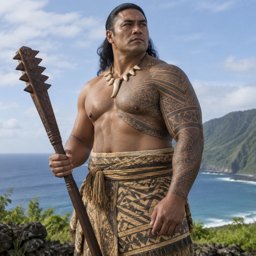 Ancient Samoan Warrior chief Ali’a Tama