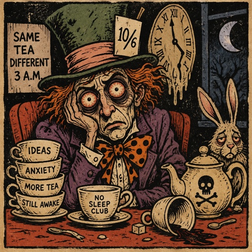 Mad hatter with Insomnia