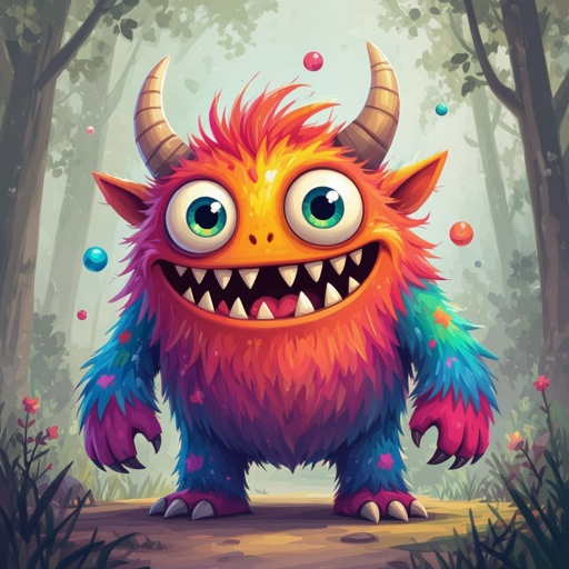 Create a funny looking monster