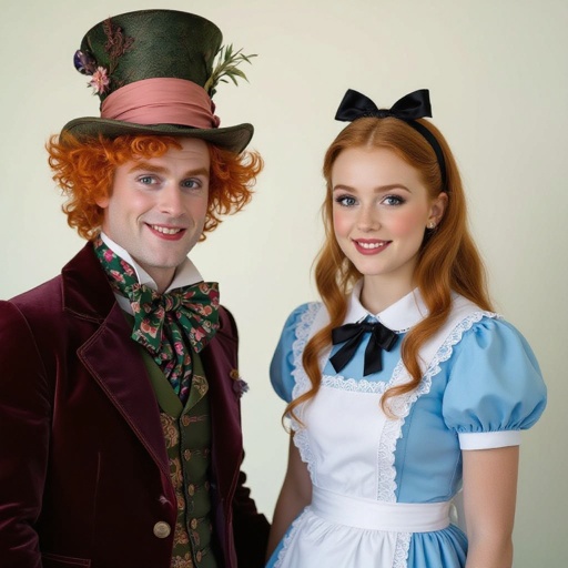The mad hatter and Alice’s son who is kind