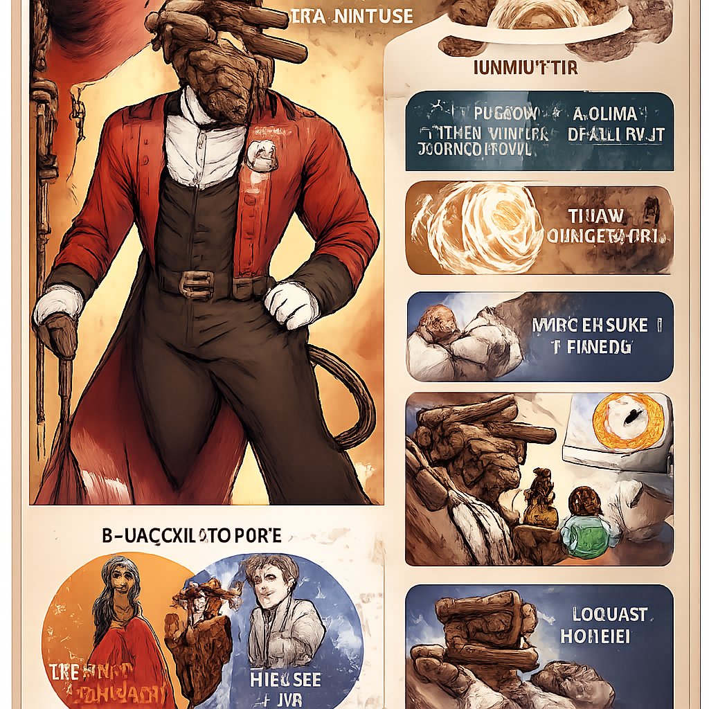 A male medium brown Minotaur with brown eyes that has a well~proportioned figure that works at freak show as the ringmaster. That has abilities of Reality Rejection, Time Manipulation (Chronokineses), Zoolingualism (Language of Cattle only), Human Speech. He’s basically a hybrid with his mother being a human with half-animal (Cretan bull) physiology and his father a Cretan Bull.