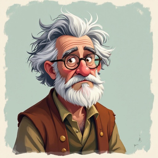 Grow bard with a Nemo hair style and a bored look I’m his face 