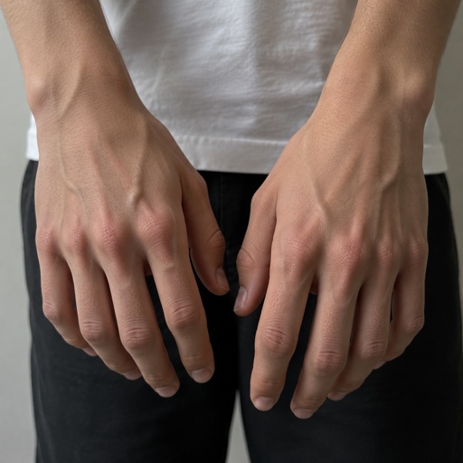 Metacarpal Knuckles Hands Teen Boy 