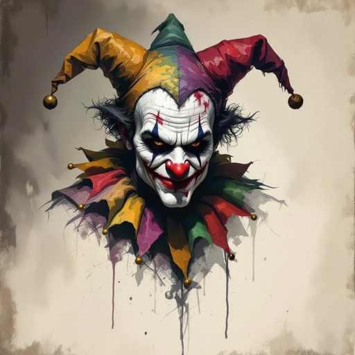 A jester from 17th century who believes of dark humor but he’s brutal and scary looking 