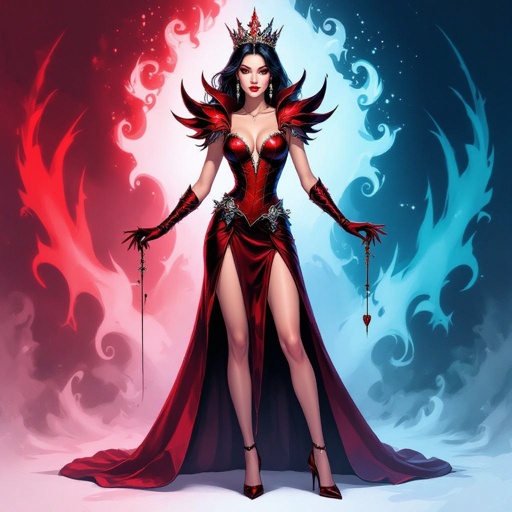 Queen of hearts evil