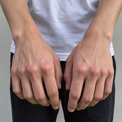 Metacarpal Knuckles Hands Teen Boy 