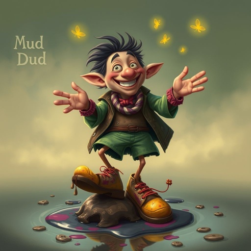 Create a adult funny character name mud dud 