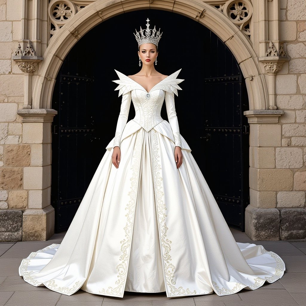 A white queen