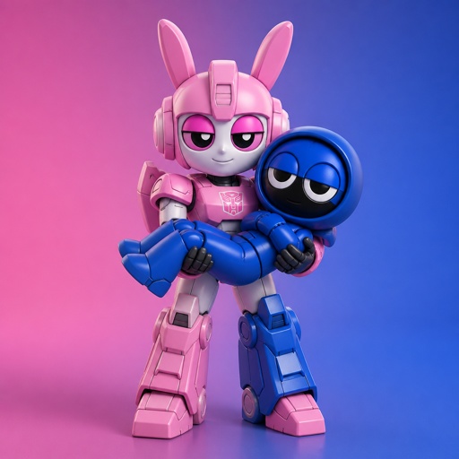 Pinki from Sprunki as Elita One merging with Jevin from Sprunki
