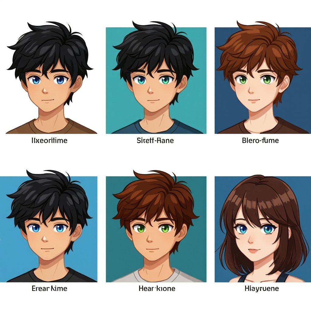 Black and brown hair 19 year old boy blue and green eyes