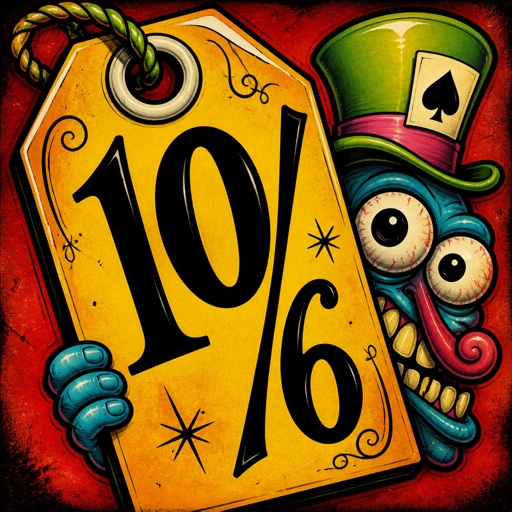 10/6 like on the Mad hatters hat