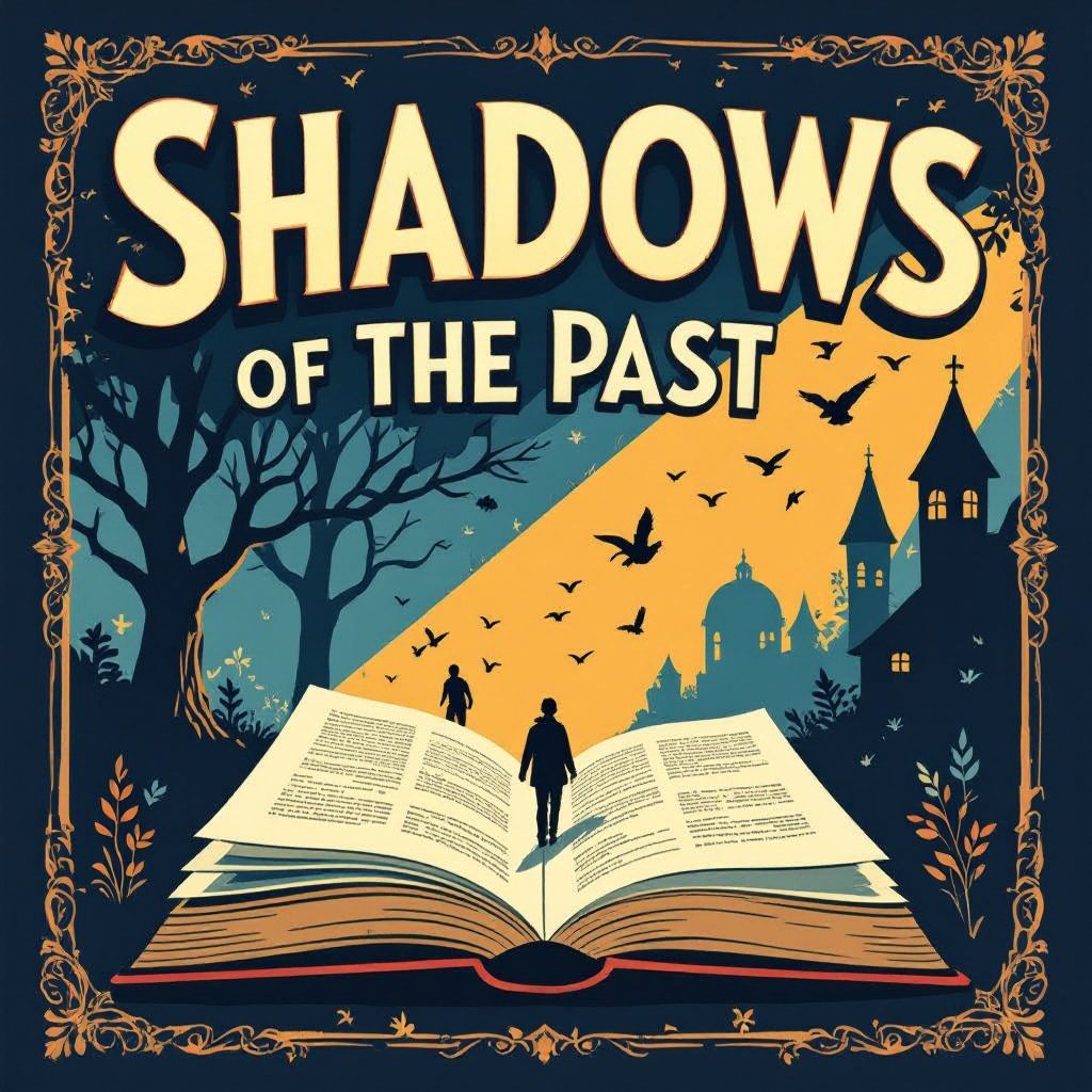 Book front cover title of the shadows of the past