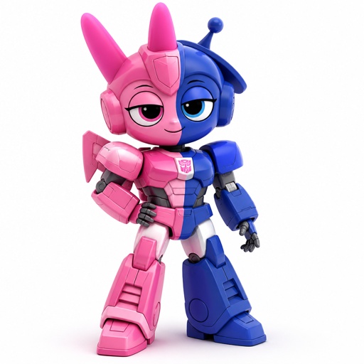 Pinki from Sprunki as Elita One merging with Jevin from Sprunki