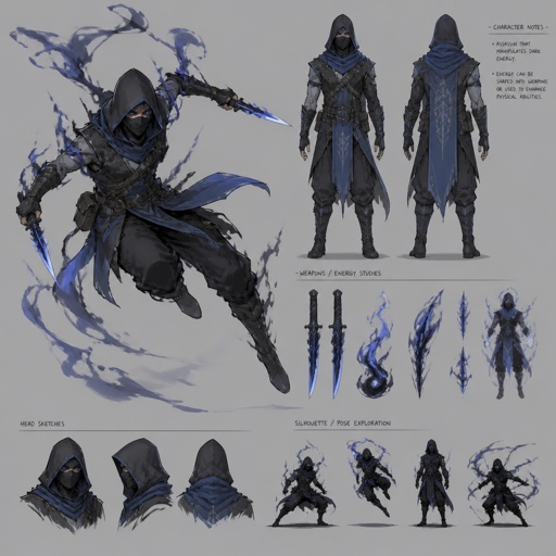 assassin based on blue dark energy 