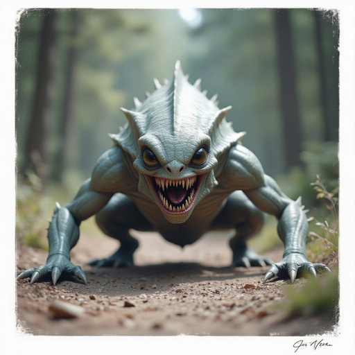 Create a alien looking monster