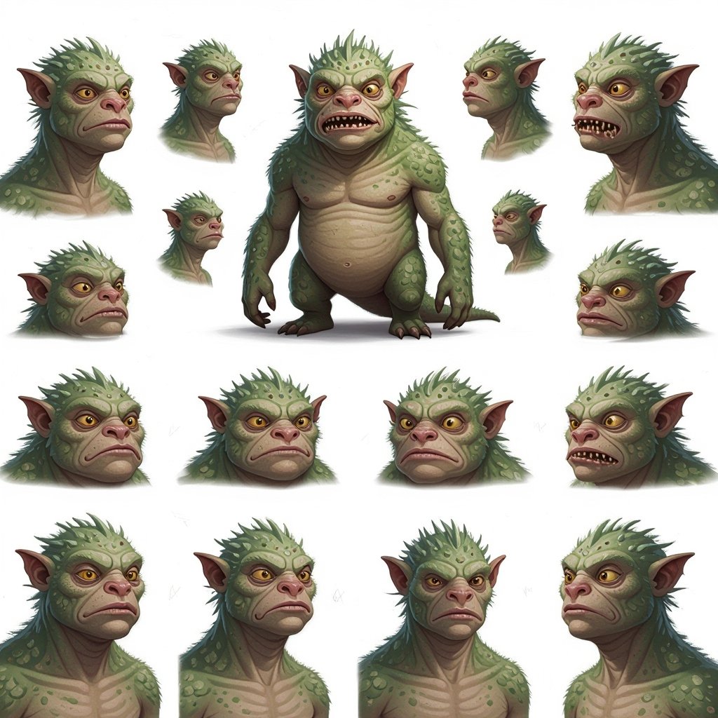 Create a funny but weird looking monster