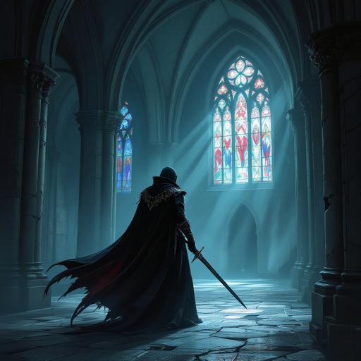 A vampire hunter who is half vampire and half human 