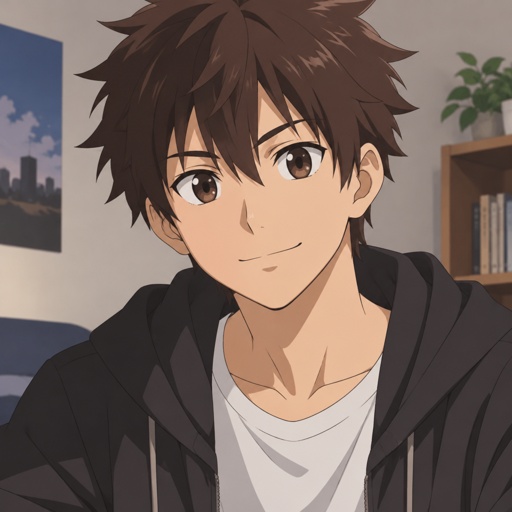 Dark Brown Hair Male 