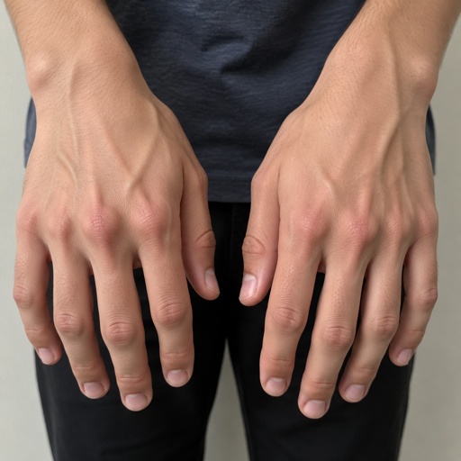 Metacarpal Knuckles Hands Teen Boy 