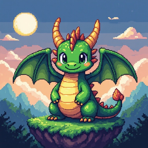 Cute dragón