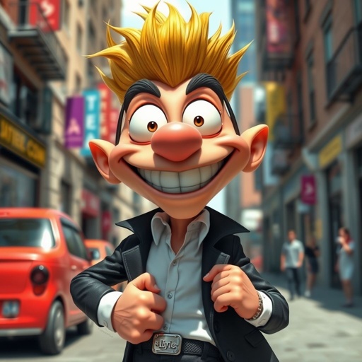 Create a funny cocky arrogant chracter