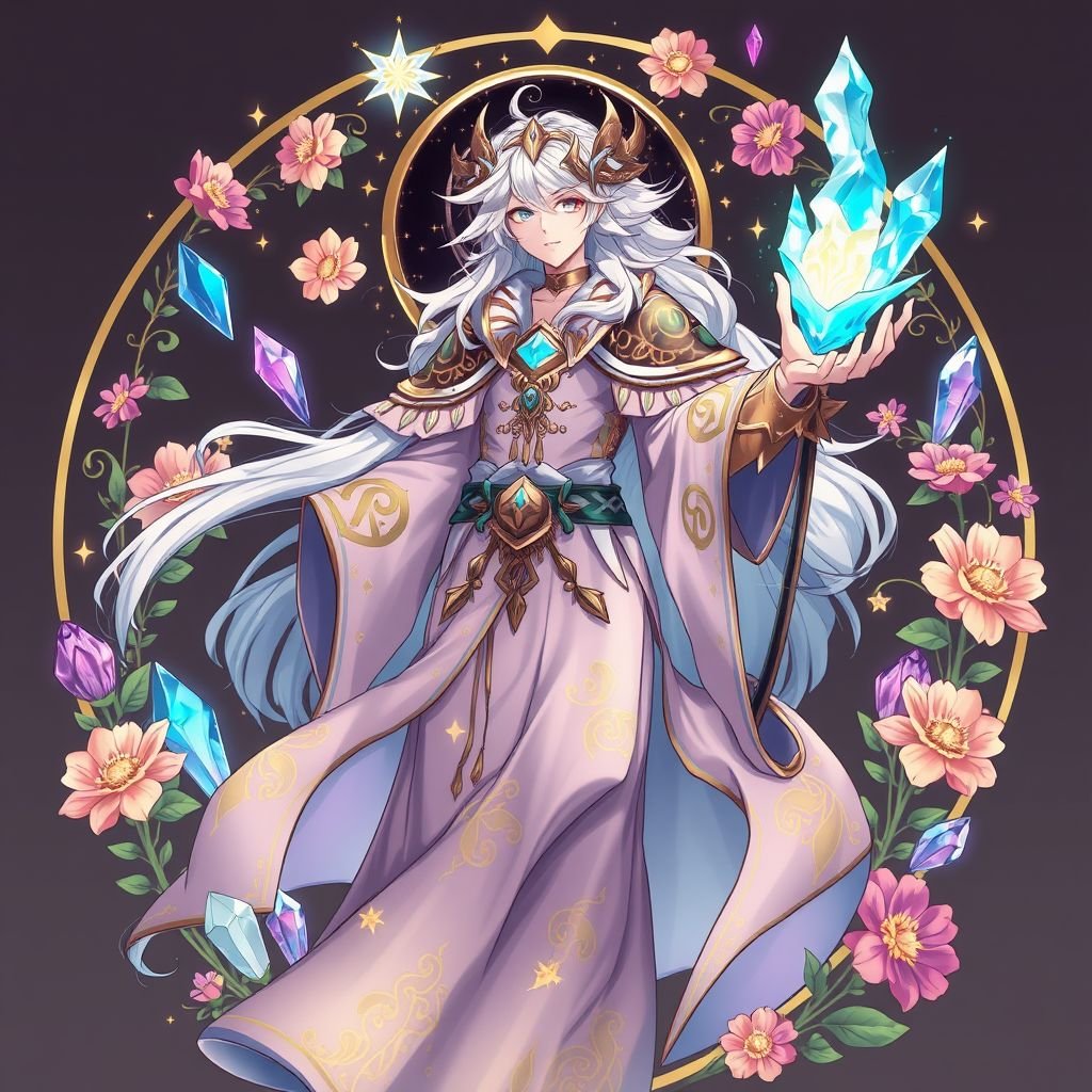 Create Albedo from the fantasy game Genshin Impact
