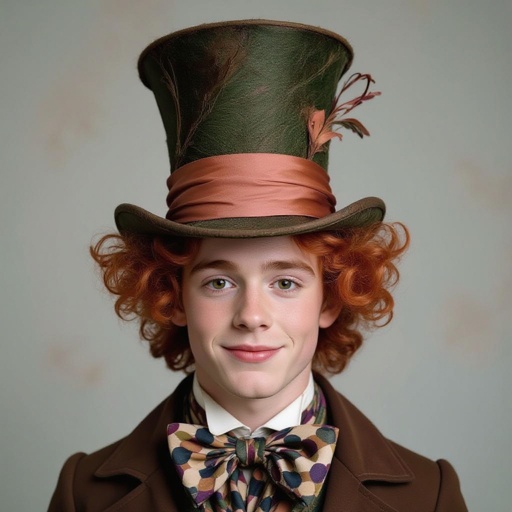 The mad hatter son as a teenager