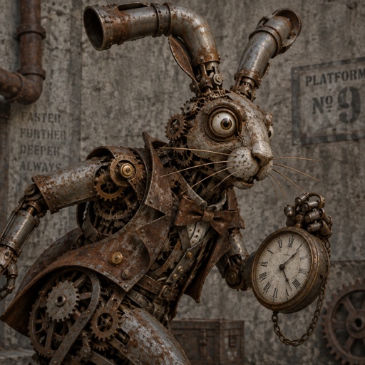 The mad hare for Alice in wonderland 