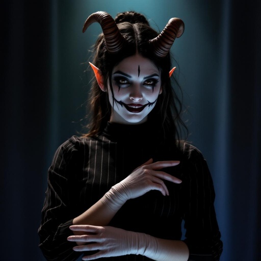 Female Tiefling Mime
