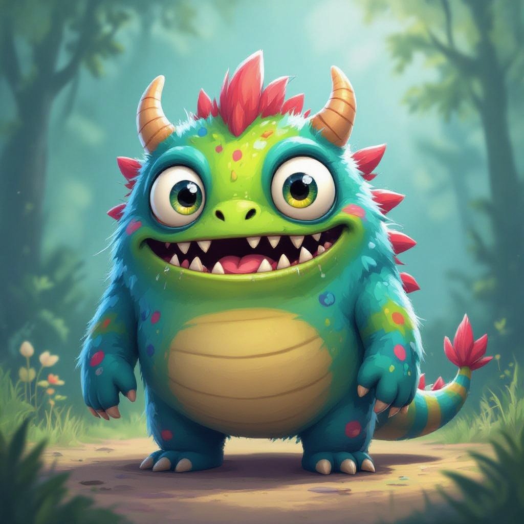 Create a funny looking monster