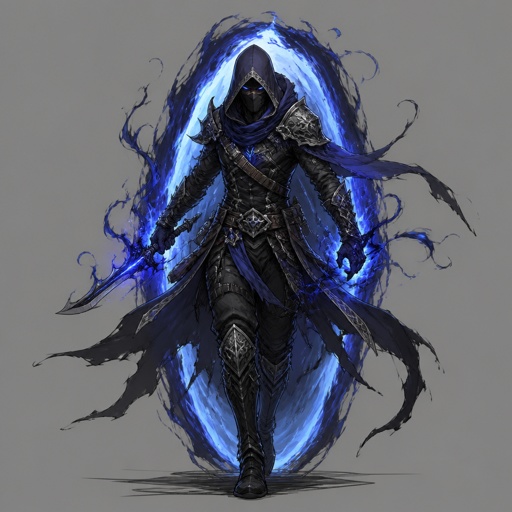 assassin based on blue dark energy, portal