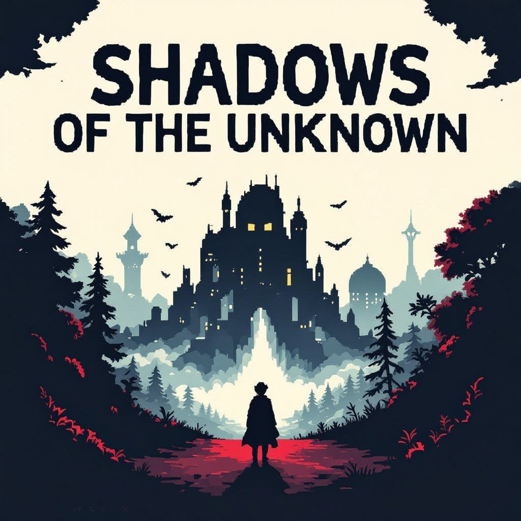 Book front cover title shadows of the unknown 