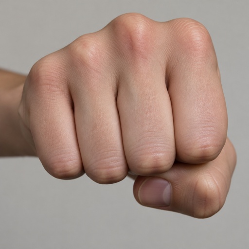  Fist Metacarpal Knuckles Hand Teen Boy 