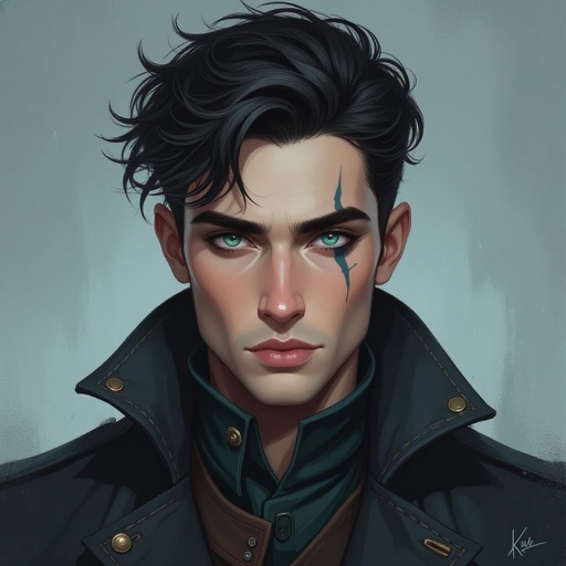 Kaz brekker darkness abilities with dark brown and bluish greenish eyes with telekinetic abilities mysterious and unknown past