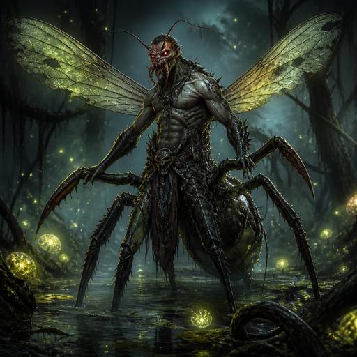 His name is Mosquito, a deadly villain, half man half insect.  