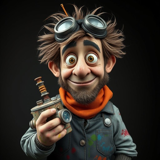 Create a adult funny character name mud dud 