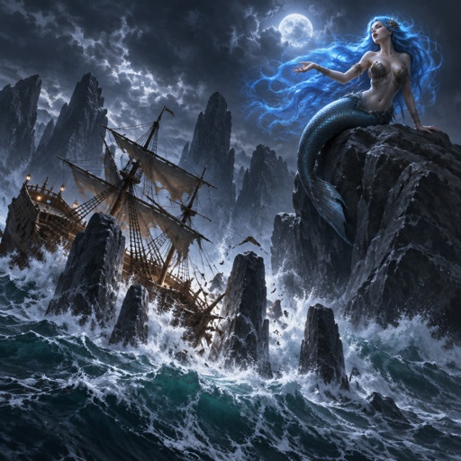 The Siren's Call (Mythological creatures whose beautiful, sweet singing lured sailors to wreck on hidden rocks.)
